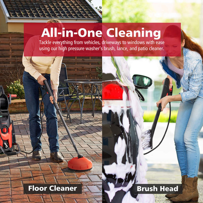 2700W Peak High Pressure Washer Cleaner Electric Water Pump Max 4200Psi