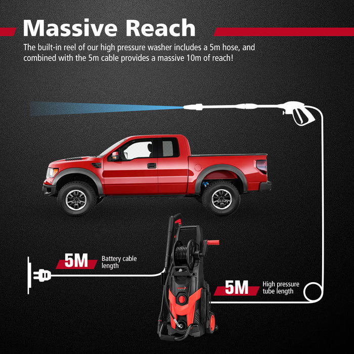 2700W Peak High Pressure Washer Cleaner Electric Water Pump Max 4200Psi