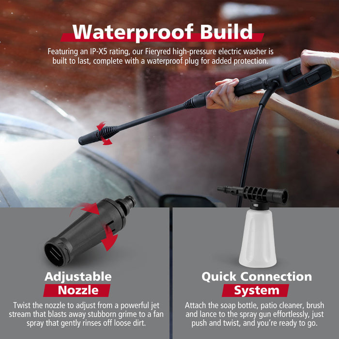 2700W Peak High Pressure Washer Cleaner Electric Water Pump Max 4200Psi