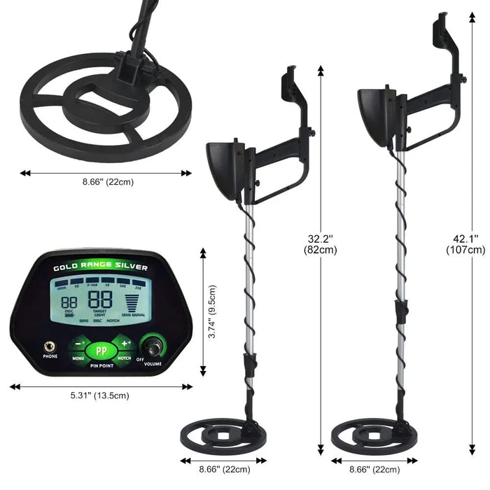 High Accuracy Waterproof Metal Detector