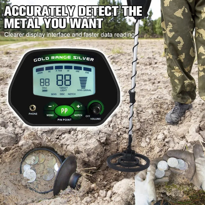 High Accuracy Waterproof Metal Detector