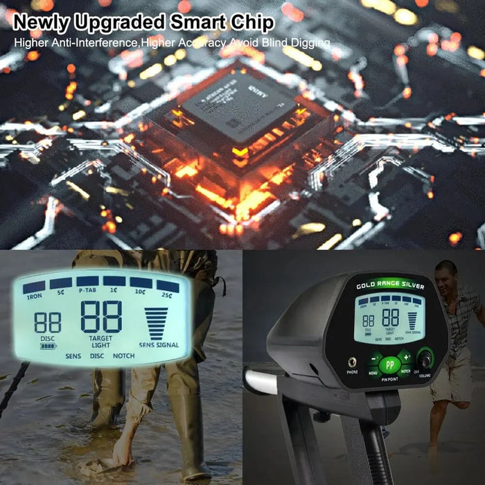 High Accuracy Waterproof Metal Detector