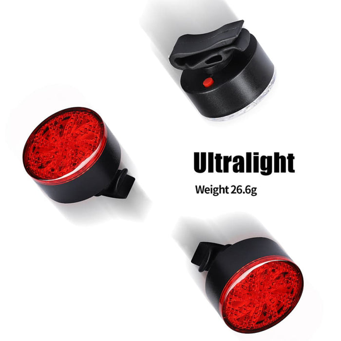 High Brightness Usb Rechargable Tail Light with 8 Modes