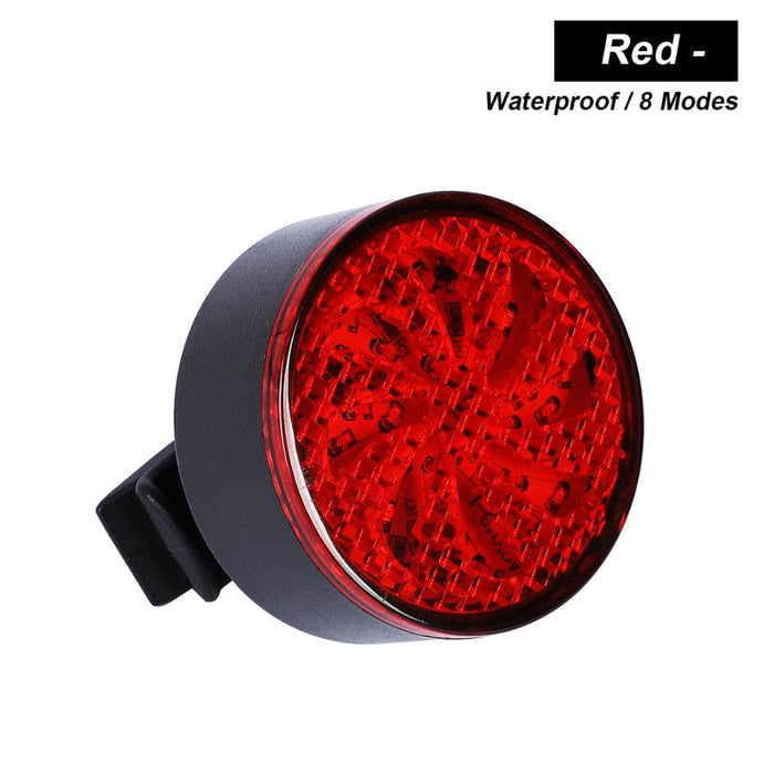 High Brightness Usb Rechargable Tail Light With 8 Modes