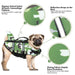 High Buoyancy Dog Life Jacket Shark Camo Pet Safety Vest