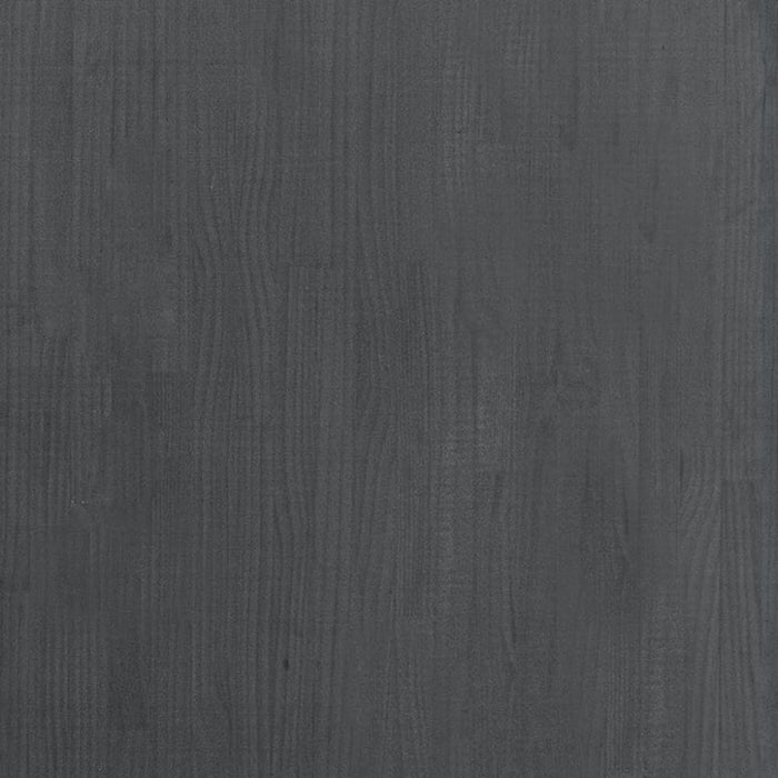 High Cabinet Grey 80x30x210 Cm Solid Pine Wood Nblpaa