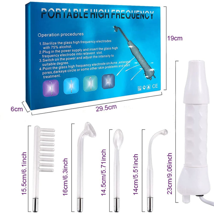 High - frequency Spot Remover Skin Therapy Electrode Wand