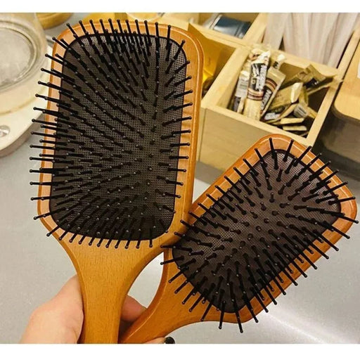 High Grade Wooden Airbag Massage Comb For Female Curly Hair