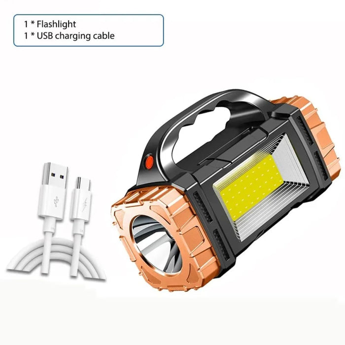 High Power Rechargeable Led Flashlight Portable Waterproof