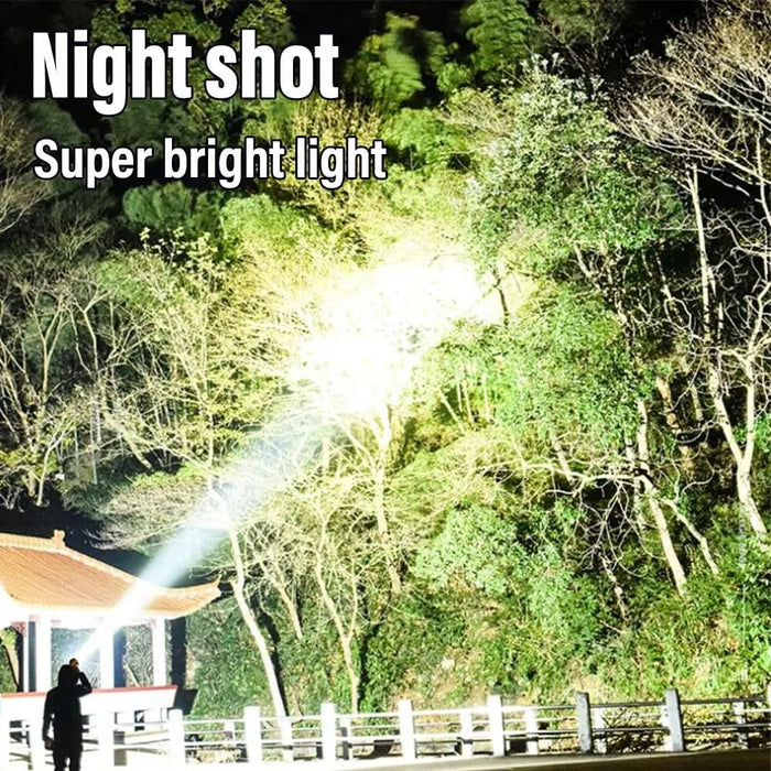 High Power Rechargeable Led Flashlight Portable Waterproof