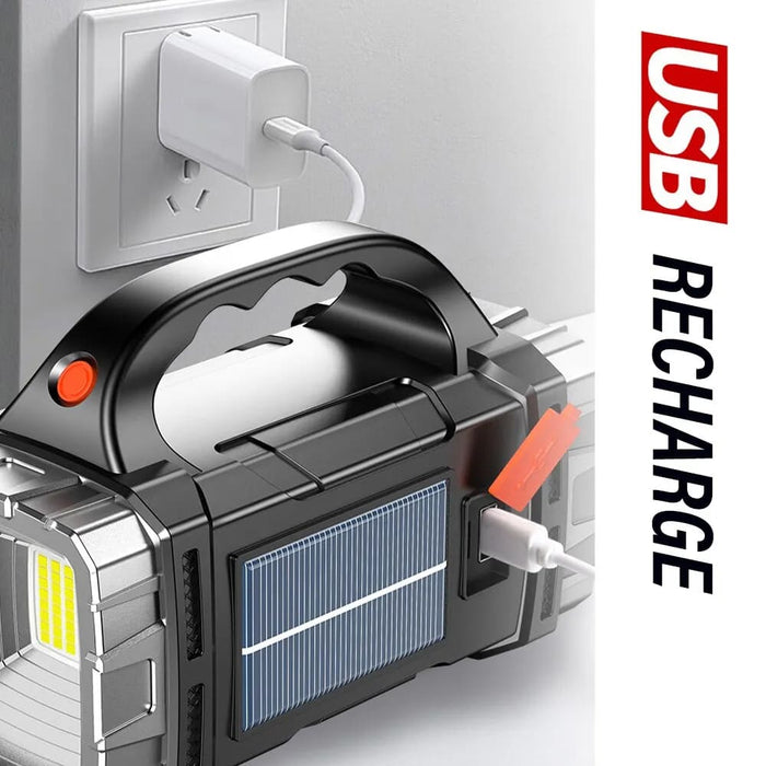 High Power Rechargeable Led Flashlight Portable Waterproof