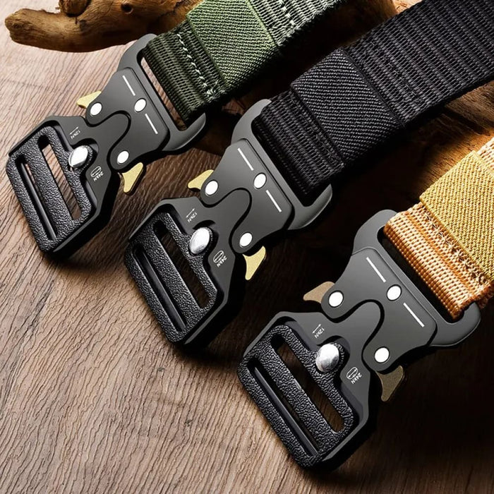 High Quality Mens Tactical Belt Army Outdoor Hunting Multi