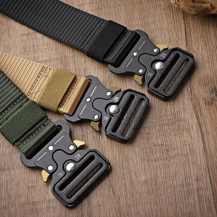 High Quality Mens Tactical Belt Army Outdoor Hunting Multi