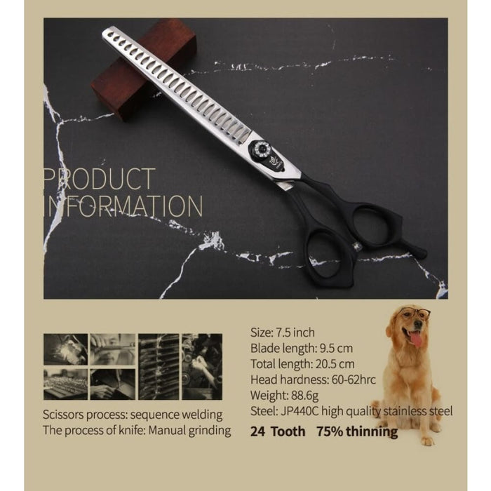 High Quality Professional 7 7.5 Inch Pet Grooming Scissors