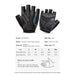 High Reflective Ant-slip Shockproof Fingerless Gloves