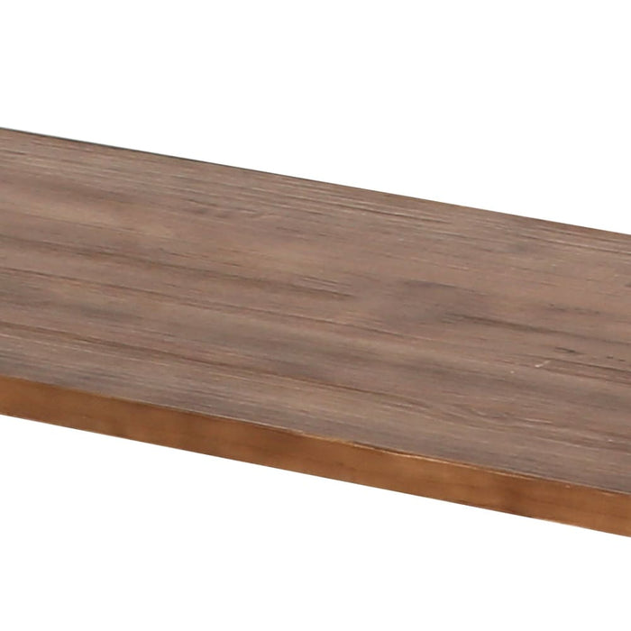 High Bar Table Industrial Pub Solid Wood Kitchen Cafe