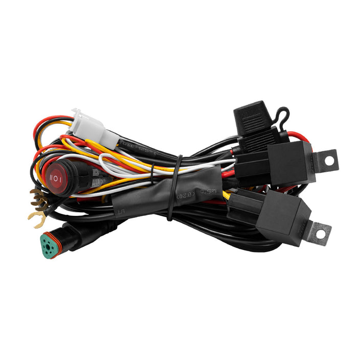 High Beam Wiring Harness With Dt 3-Pin Connectors For Led Pod Light