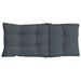 Highback Chair Cushions 4 Pcs Anthracite Oxford Fabric