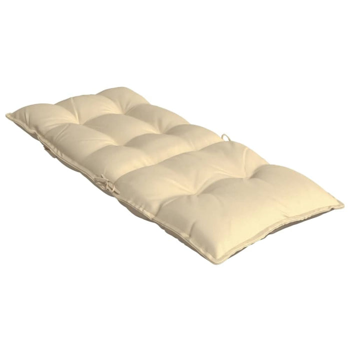 Highback Chair Cushions 4 Pcs Beige Oxford Fabric Tiilox