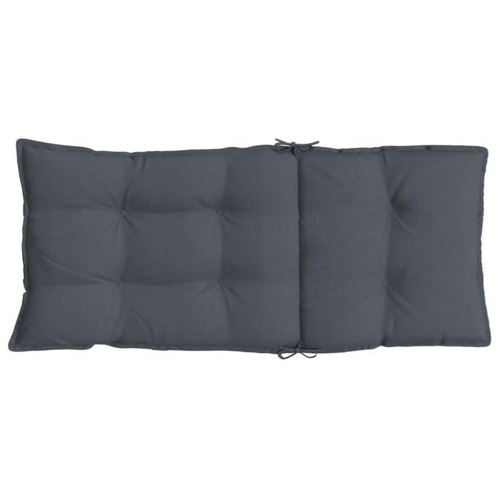 Highback Chair Cushions 6 Pcs Anthracite Oxford Fabric