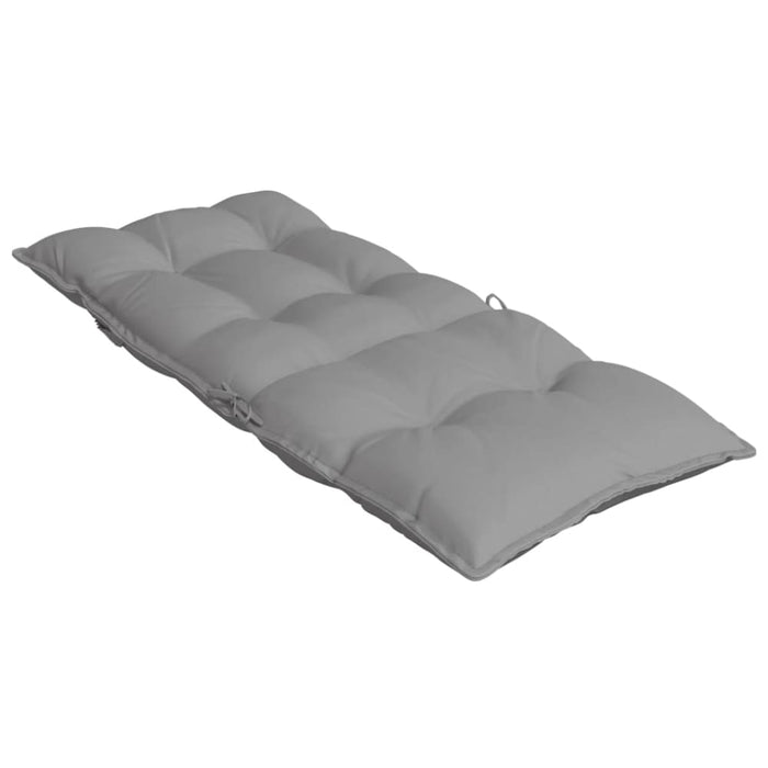 Highback Chair Cushions 6 Pcs Grey Oxford Fabric Tiilbi