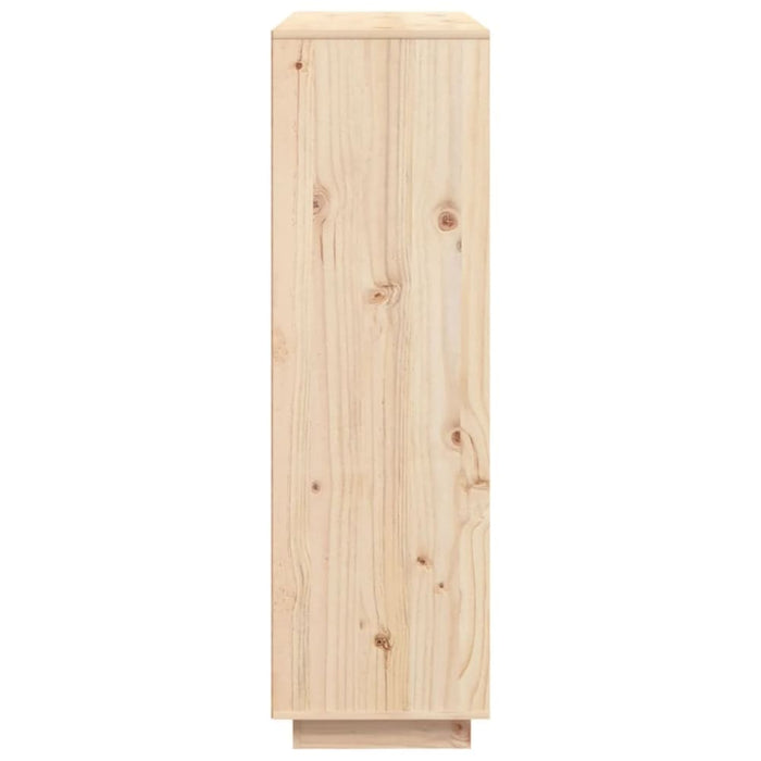 Highboard 110.5x35x117 Cm Solid Wood Pine Noatlk