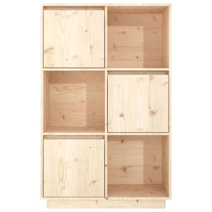 Highboard 74x35x117 Cm Solid Wood Pine Noatla