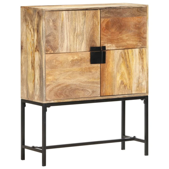 Highboard 80x30x100 Cm Solid Mango Wood Xnpnli