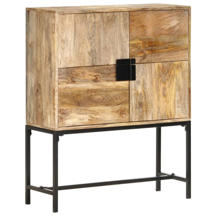 Highboard 80x30x100 Cm Solid Mango Wood Xnpnli