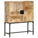 Highboard 80x30x100 Cm Solid Mango Wood Xnpnli