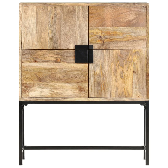 Highboard 80x30x100 Cm Solid Mango Wood Xnpnli
