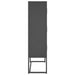 Highboard Anthracite 80x35x135 Cm Steel Ttpnik