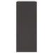 Highboard Black 67x39x95 Cm Steel Naoikk