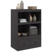 Highboard Black 67x39x95 Cm Steel Naoikk