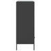 Highboard Black 68x39x101.5 Cm Cold-rolled Steel Natobx