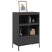 Highboard Black 68x39x101.5 Cm Cold-rolled Steel Natobx