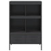 Highboard Black 68x39x101.5 Cm Cold-rolled Steel Natobx