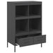 Highboard Black 68x39x101.5 Cm Cold-rolled Steel Natobx
