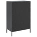 Highboard Black 68x39x101.5 Cm Cold-rolled Steel Natobx