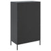 Highboard Black 68x39x113 Cm Steel Naxkib