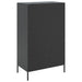 Highboard Black 68x39x113 Cm Steel Naxkpn