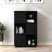 Highboard Black 74x35x117 Cm Solid Wood Pine Noatln