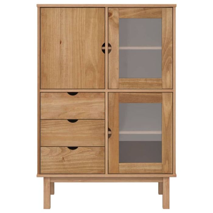 Highboard Otta 85x43x125 Cm Solid Wood Pine Tpotbl