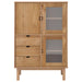 Highboard Otta 85x43x125 Cm Solid Wood Pine Tpotbl