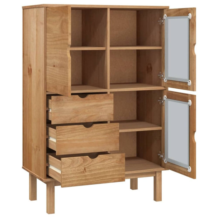 Highboard Otta 85x43x125 Cm Solid Wood Pine Tpotbl