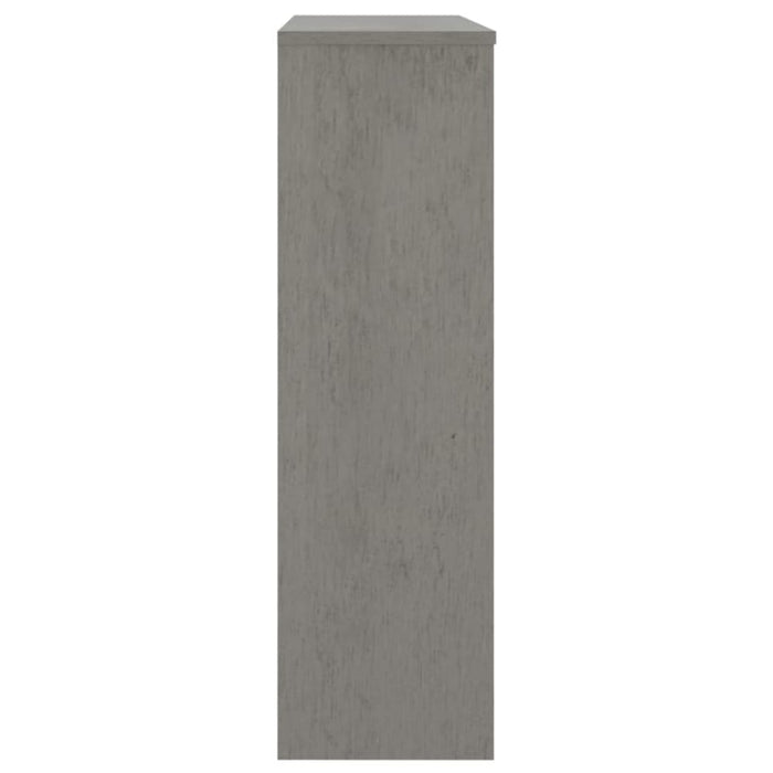 Top for Highboard’hamar’ Light Grey 90x30x100cm Solid Wood