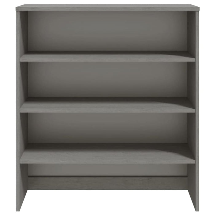 Top for Highboard’hamar’ Light Grey 90x30x100cm Solid Wood