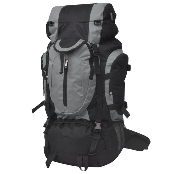 Hiking Backpack Xxl 75 l Black And Grey Koobl