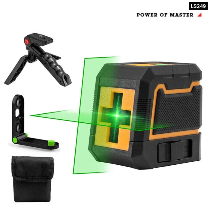 Hilda 2 Line Laser Level Self Leveling Green Beam