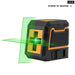Hilda 2 Line Laser Level Self Leveling Green Beam